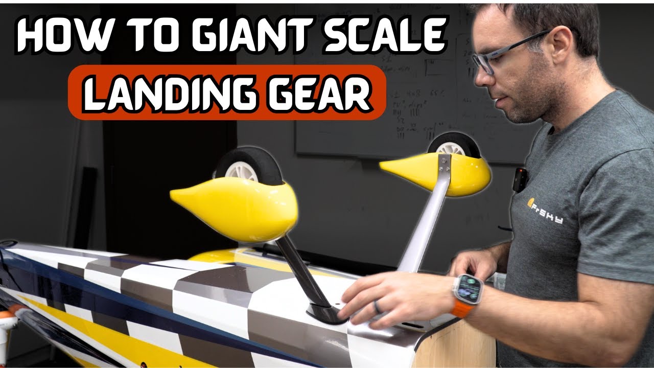 How to Install Landing Gear - Giant Scale RC Airplane Build Series (Ep. 1)