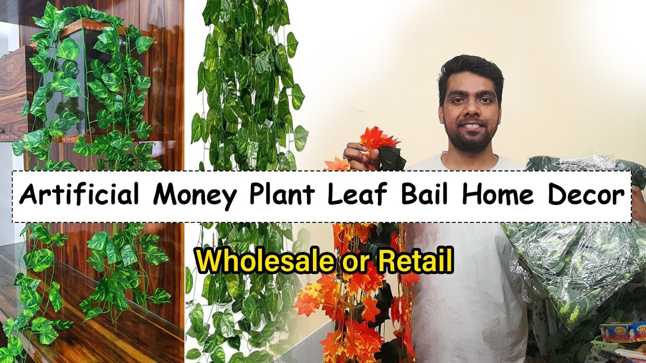 Artificial #moneyplant Leaf Bail | #homedecor | Wall Hanging & Indoor Decor | Aaradhya Enterprises