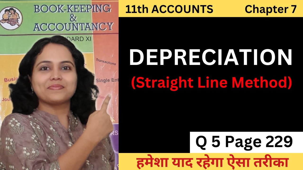 Fixed Instalment Method Solved questions Q 5 Page 229 | 11th Accounts Maharashtra Board | Pooja Kela
