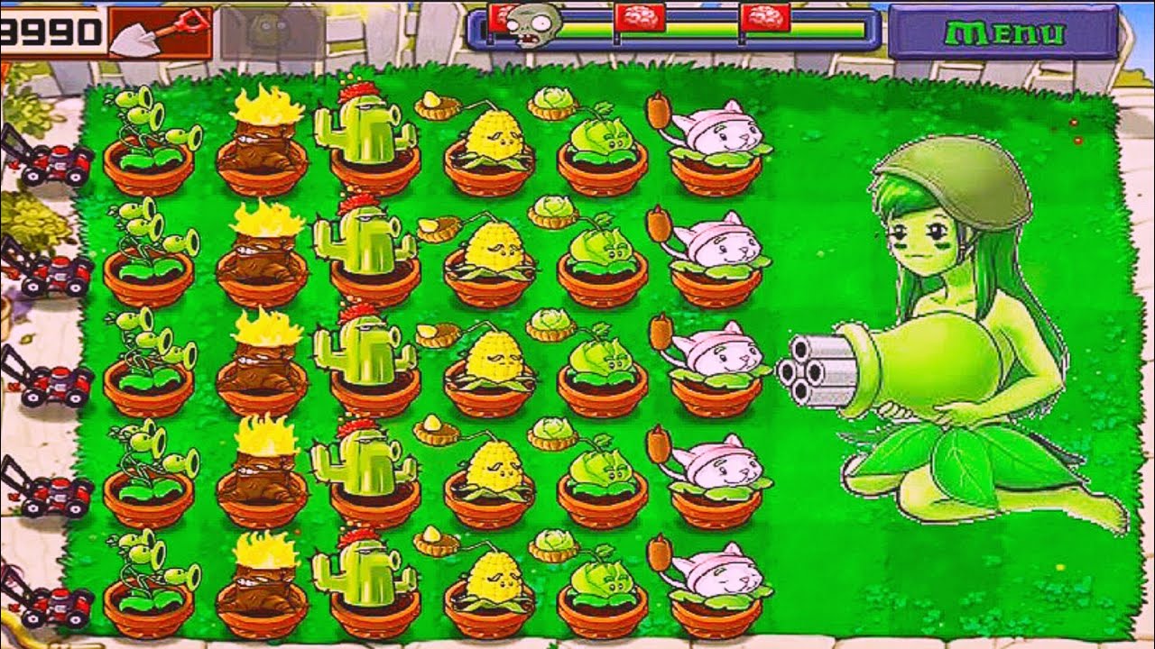 Plants Vs Zombies | Adventure Day | Level! 9&10 Completed Gameplay Full HD 1080p 60fps