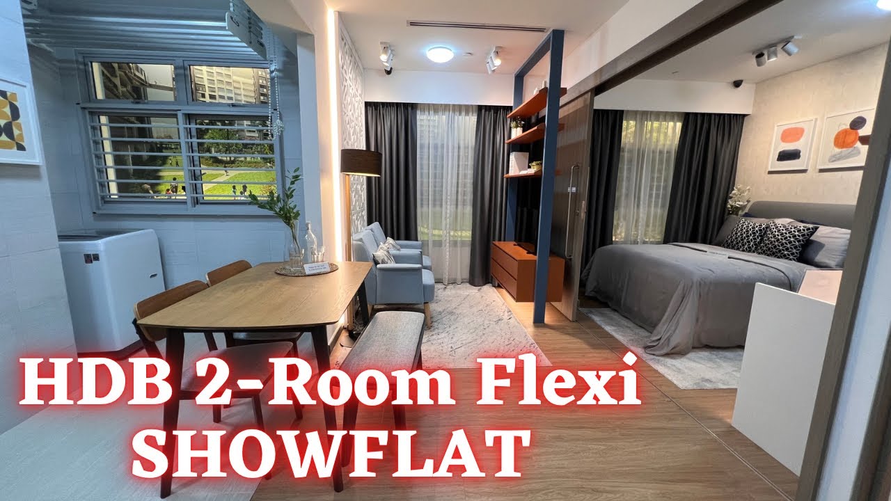 HDB BTO 2-комнатная квартира Flexi 46 кв. м | Демонстрационная квартира | Сингапур