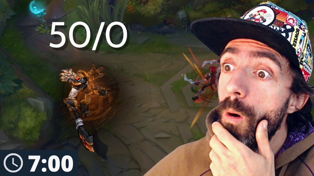 50/0 EM 7 MINUTOS DE JOGO! JOGADOR DE LOL QUEBRA RECORDE MUNDIAL E MOSTRA COMO FICAR FEEDADO RÁPIDO