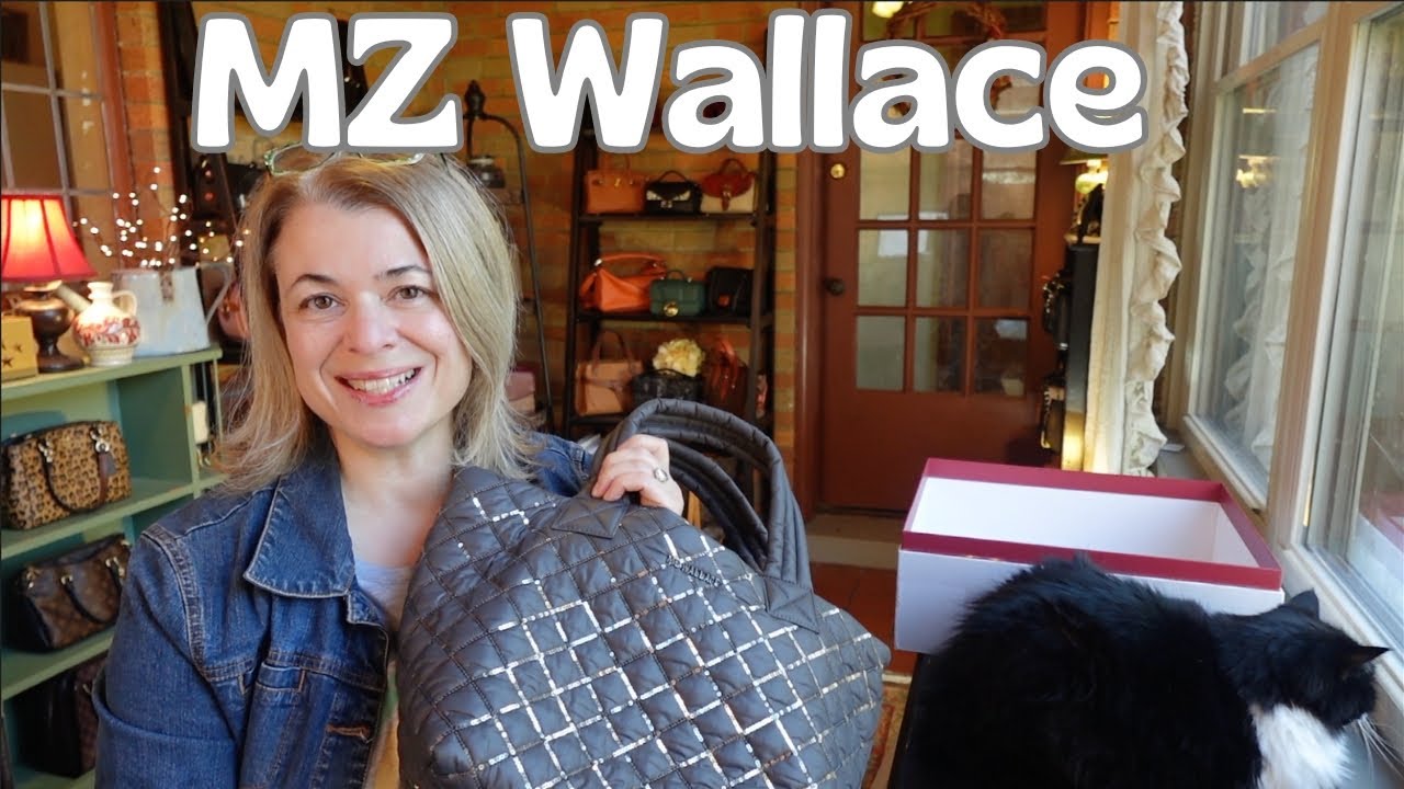 Unboxing MZ Wallace Small Metro Tote Deluxe (Charlie creates chaos!)