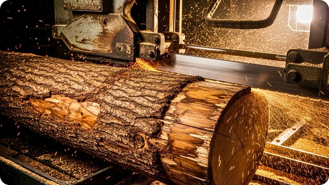 Automatic Wood Cutting Process
