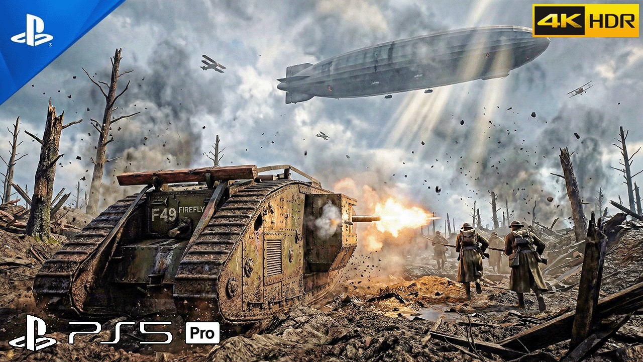 (PS5) Battle of Cambrai 1917 | Realistic ULTRA Graphics Gameplay [4K 60FPS HDR] Battlefield