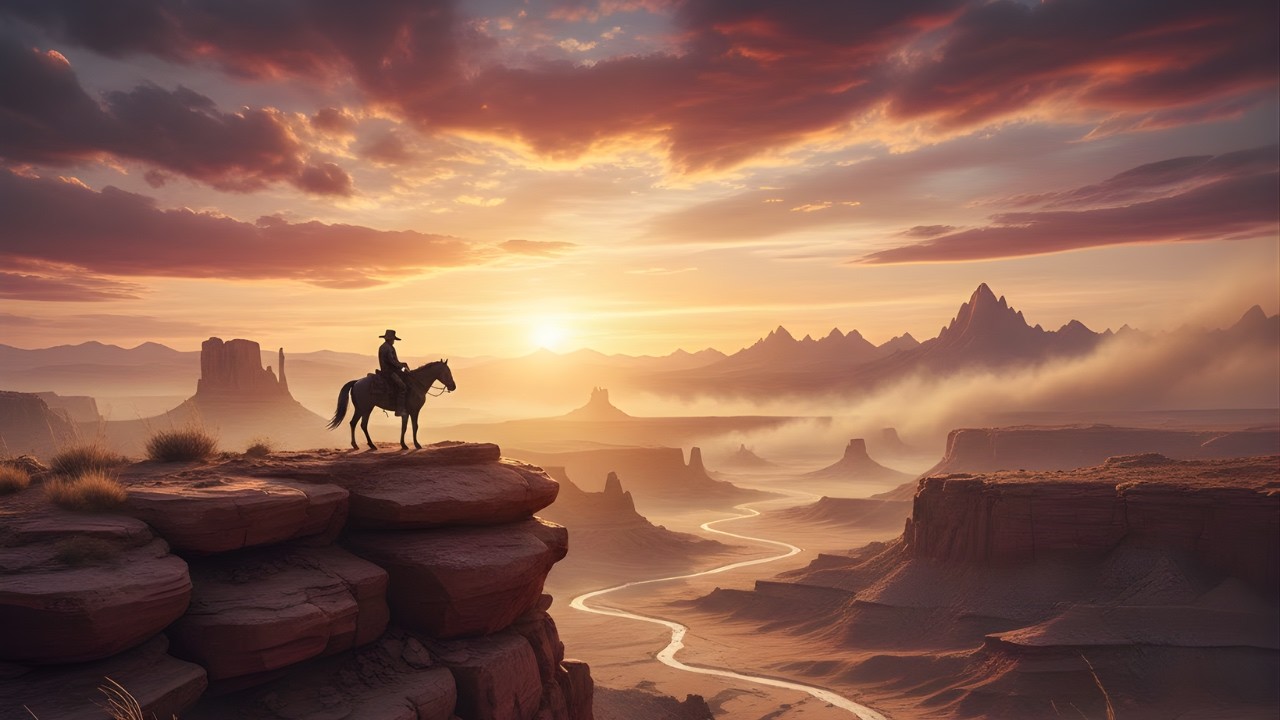 Dust & Horizon | Modern Western Mix &ndash; Cinematic & Game Guitar & Ambient Music
