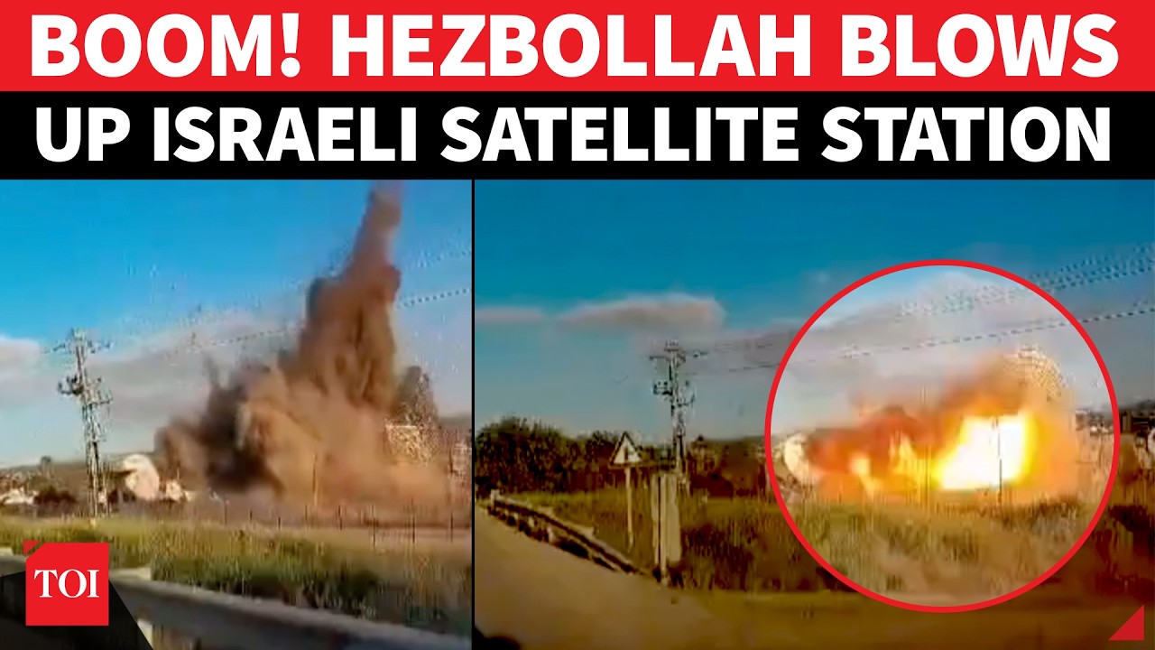 BOOM! Arab Fighters Destroy Israeli Satellite Station In Direct Missile Attack | WATCH