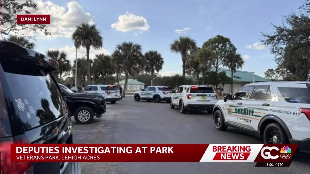 Deputies shut down Veterans Park in Lehigh Acres to gather evidence after disturbance, 1 in custody