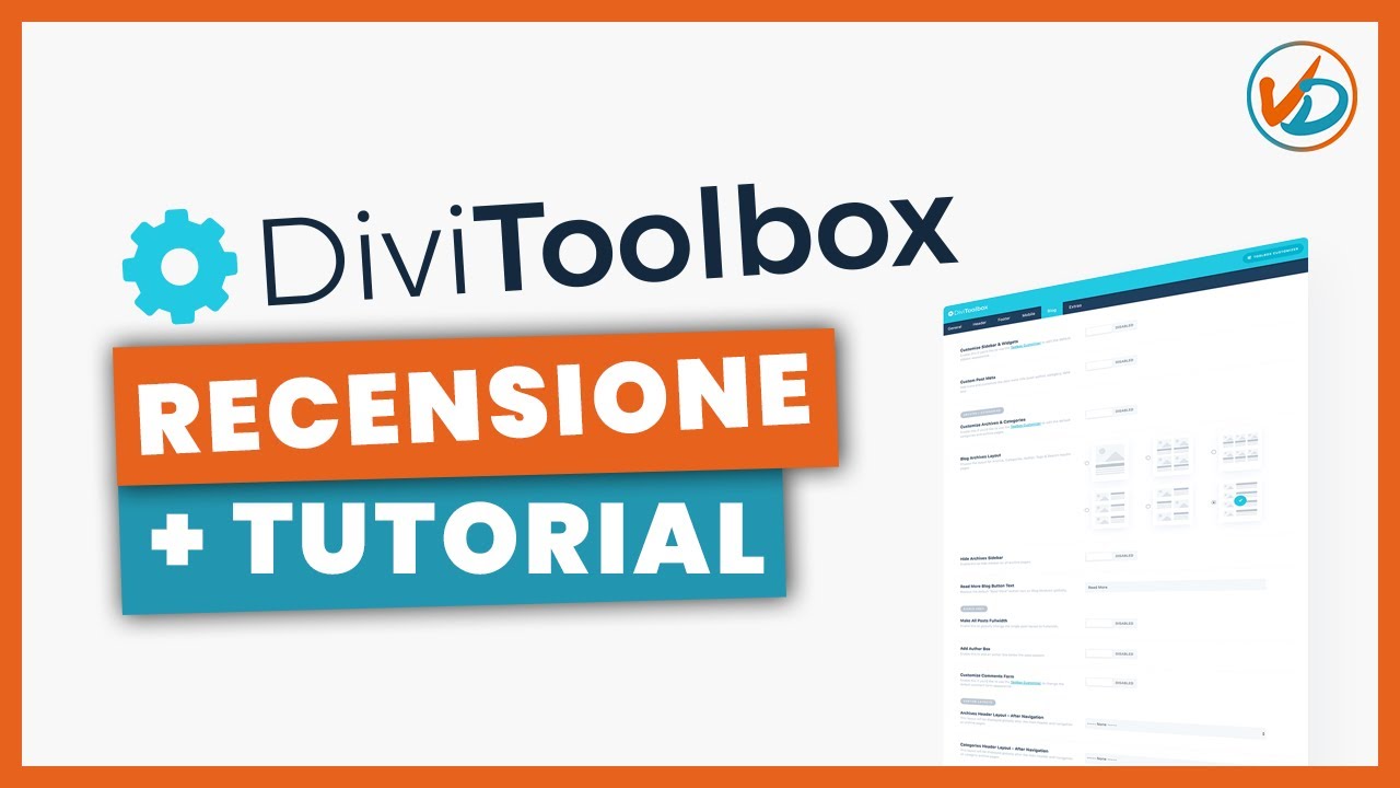Divi Toolbox Plugin Recensione + tutorial in italiano
