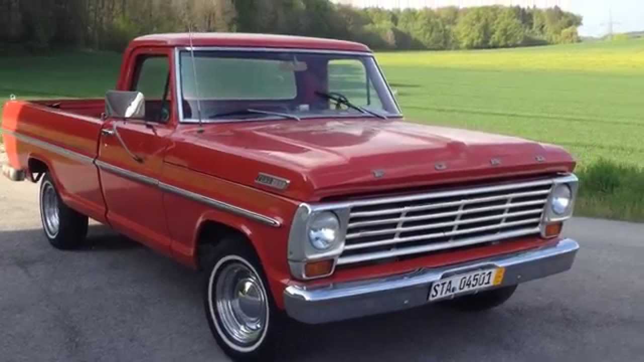 Ford F100 1967 walk around and drive away