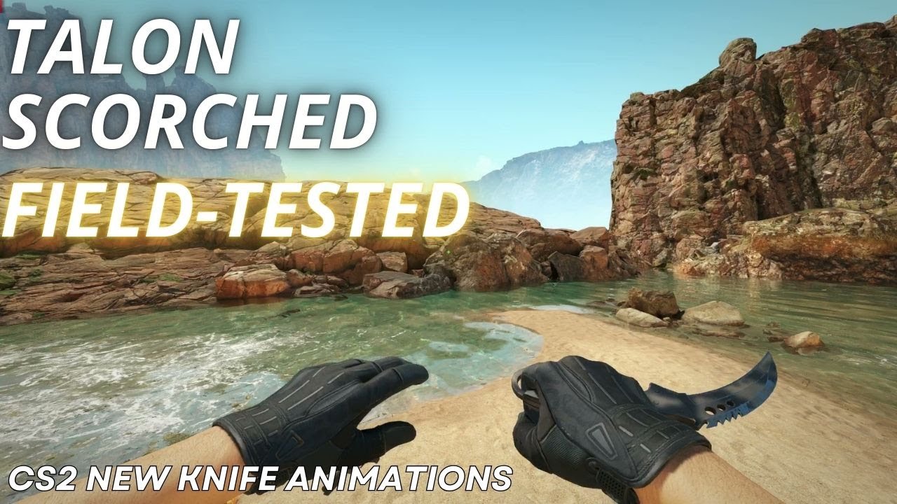 Talon Knife Scorched (Field-Tested) | CS2 Skin Showcase with NEWEST Animation