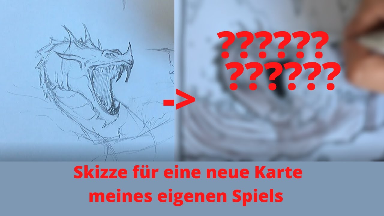 Scetch a card (for my game) / Karten- Skizzen Entwurf (für mein eigenes Spiel)