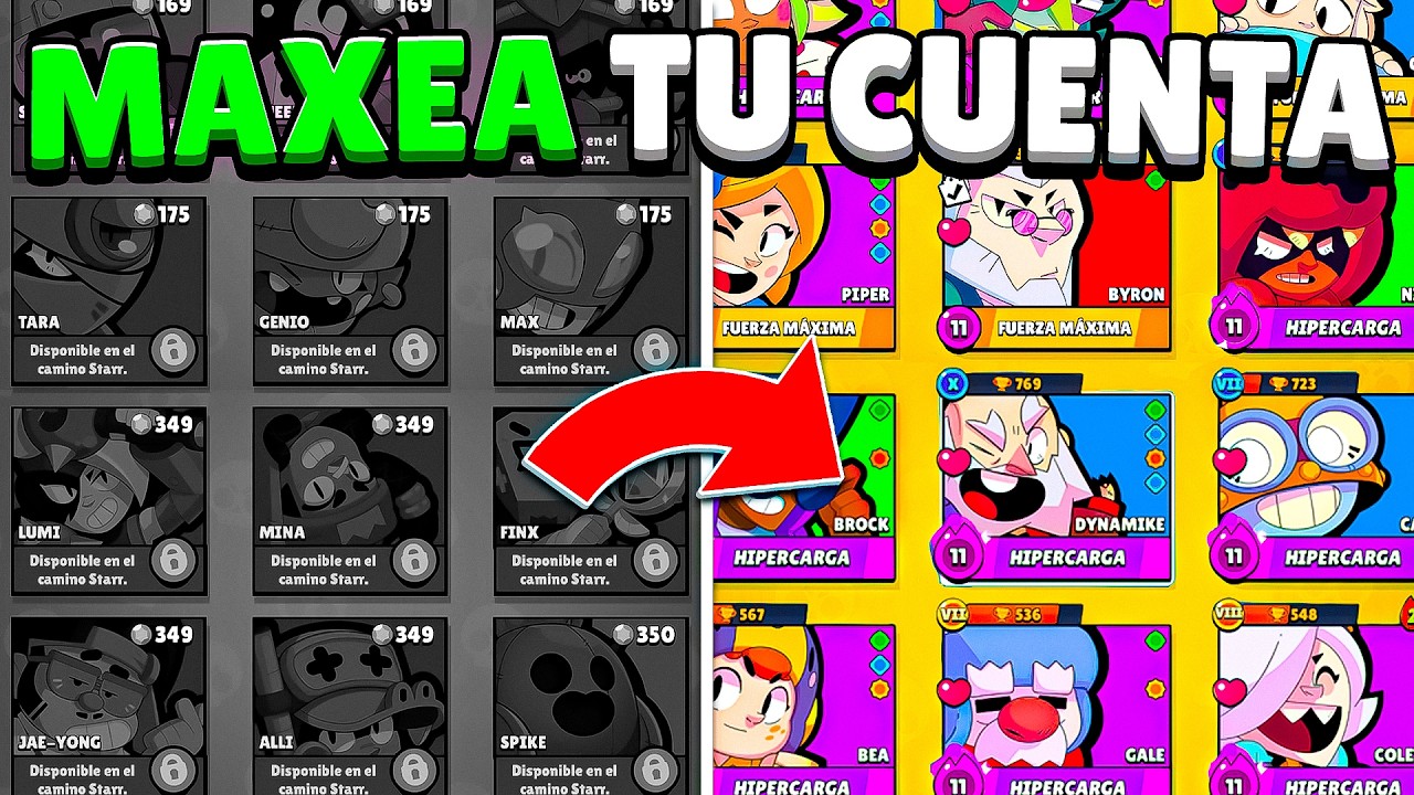 Los 10 TIPS que NECESITAS para *MAXEAR* tu cuenta en Brawl Stars 🤑