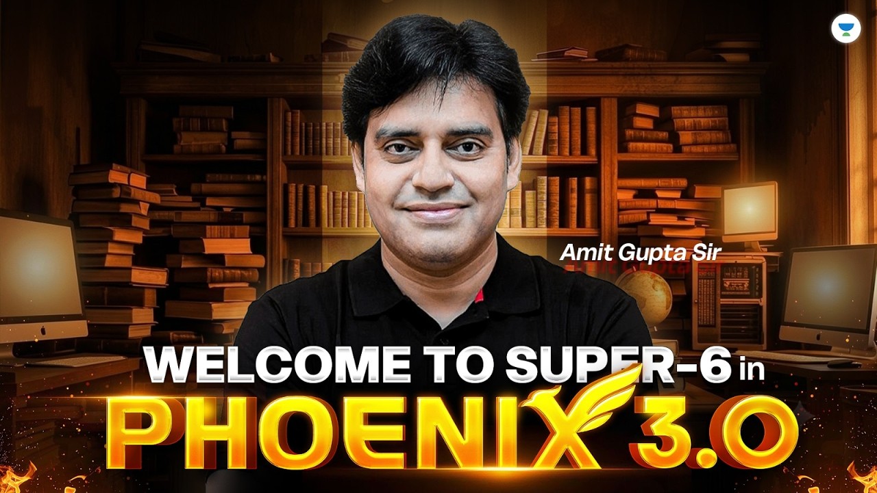 Welcome to Super-6 in Phoenix 3.0 🔥 | NEET 2027 Ultimate Strategy | Amit Gupta Sir