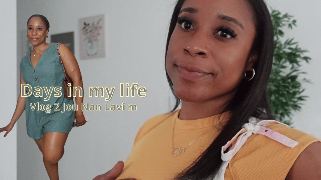 Vlog| 2 Jou Nan Lavi m| Vin Nou Fe cheve m Ak Mwen||Lashes| Facial| Ansanb