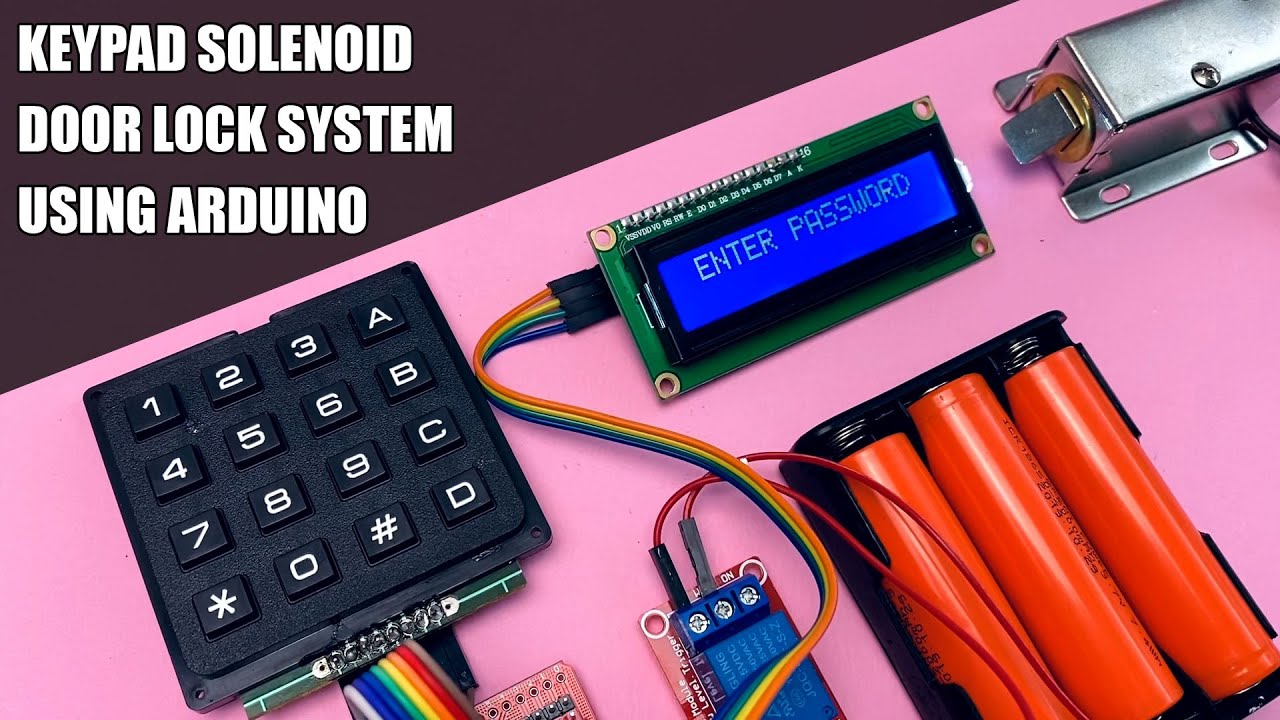 Keypad Solenoid Door Lock System #arduinoproject #diy #stemeducation