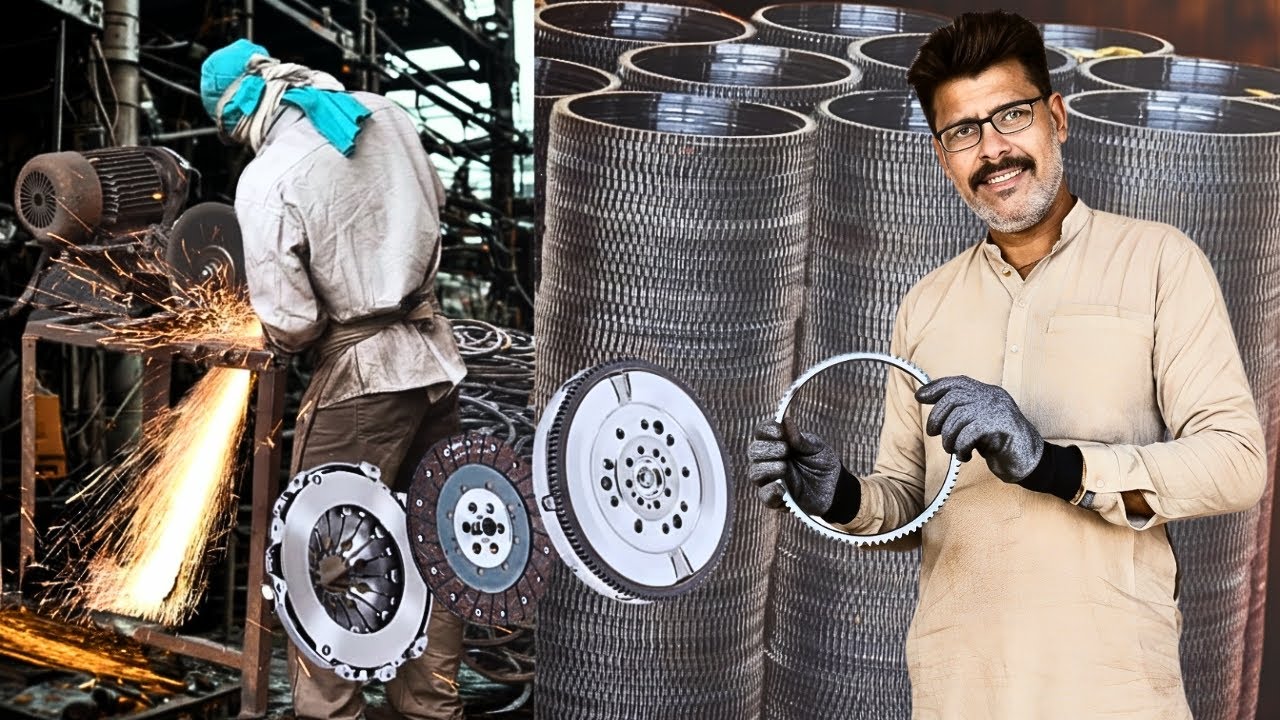 Amazing Process of Making FlyWheel Engine Ring Gear | Forging Lab