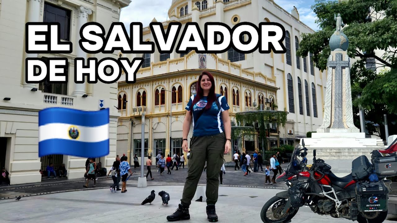 Mi PERCEPCIÓN de EL SALVADOR (T1/E6) VIAJO SOLA en MOTO por CENTROAMÉRICA
