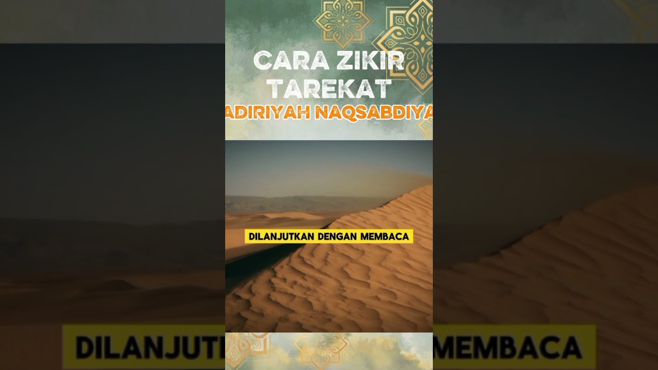 cara zikir tarekat qadiriyah naqsabandiyah
