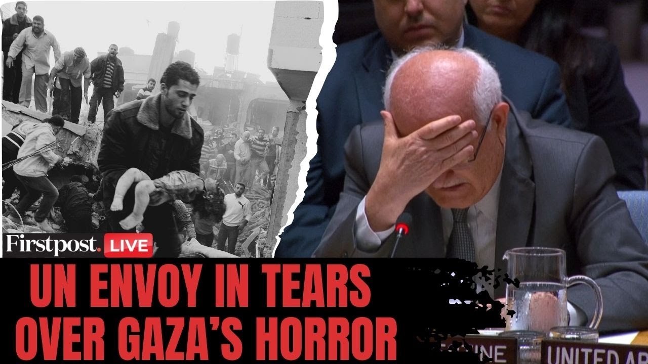 LIVE: Palestinian Envoy Breaks Down in UN Over Gaza&rsquo;s Child Death Toll | 600 Days Of War