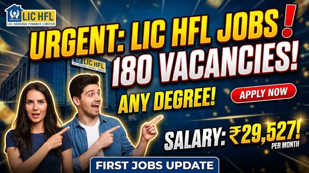 🔥 LIC HFL Junior Assistant Recruitment 2026 in Telugu | 180 Posts | Salary ₹29,527
