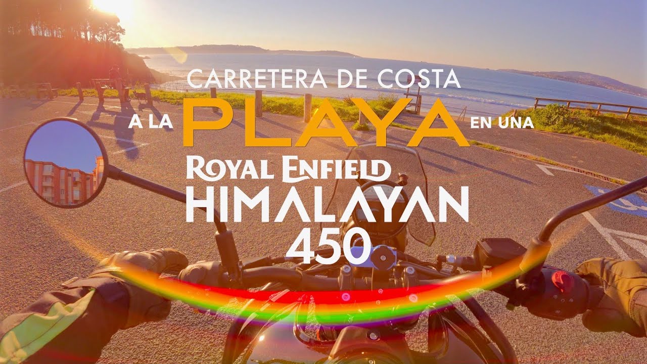 Por la costa en una Royal Enfield Himalayan 450
