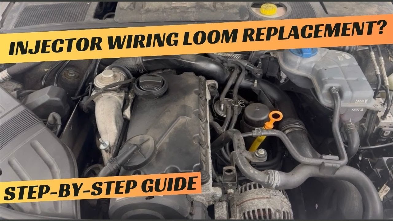 VW Audi 1.9 TDI PD Injector Wiring Loom / Harness replacement Seat Skoda
