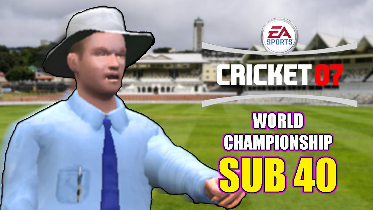 EA Cricket 07: World Championship Speedrun In 39:42.650 (PC) (Personal Best)