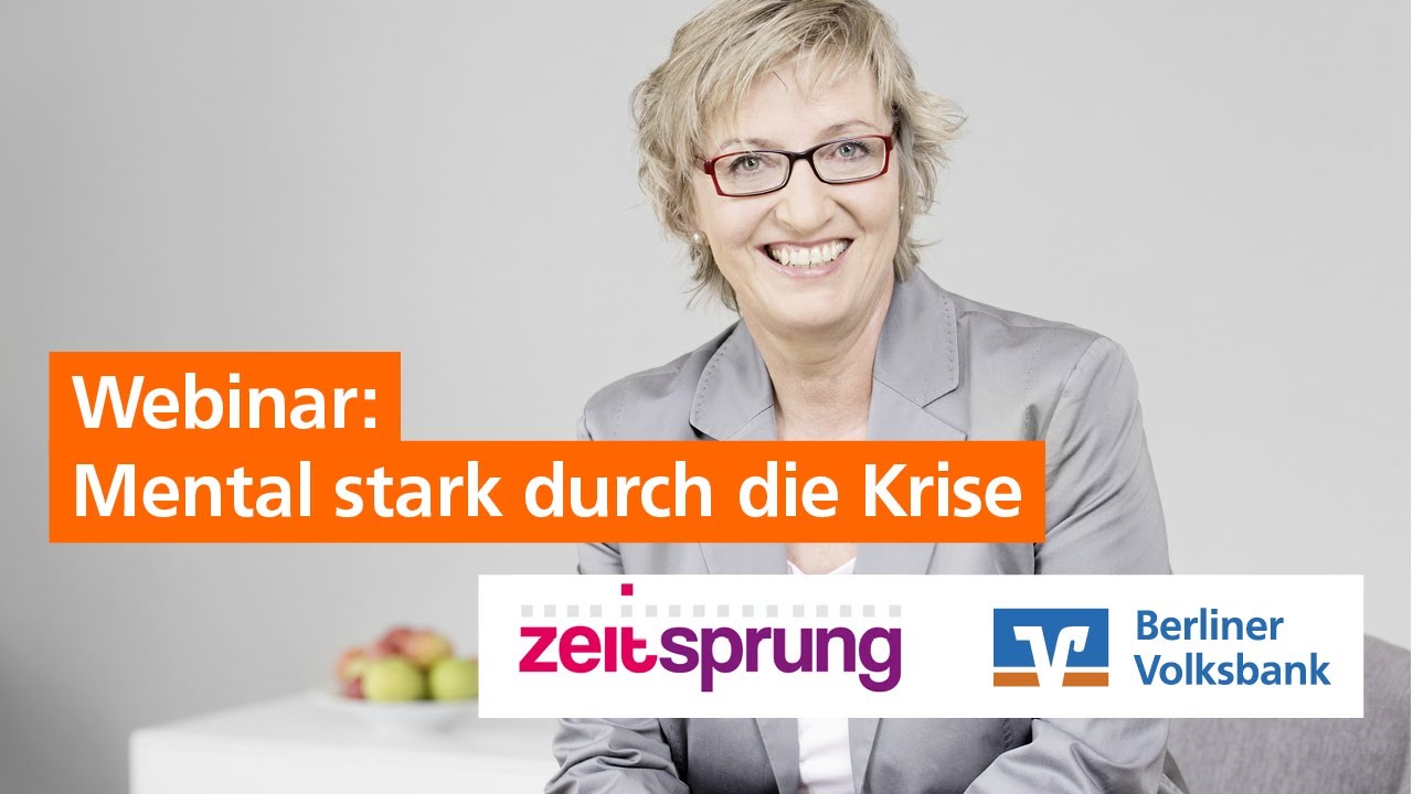 Mental stark durch die Krise - Webinar mit Kathrin Scheel