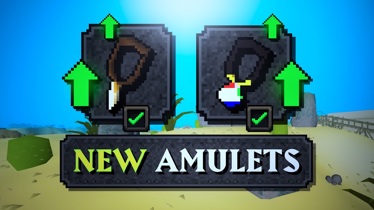 В OSRS появились новые амулеты!