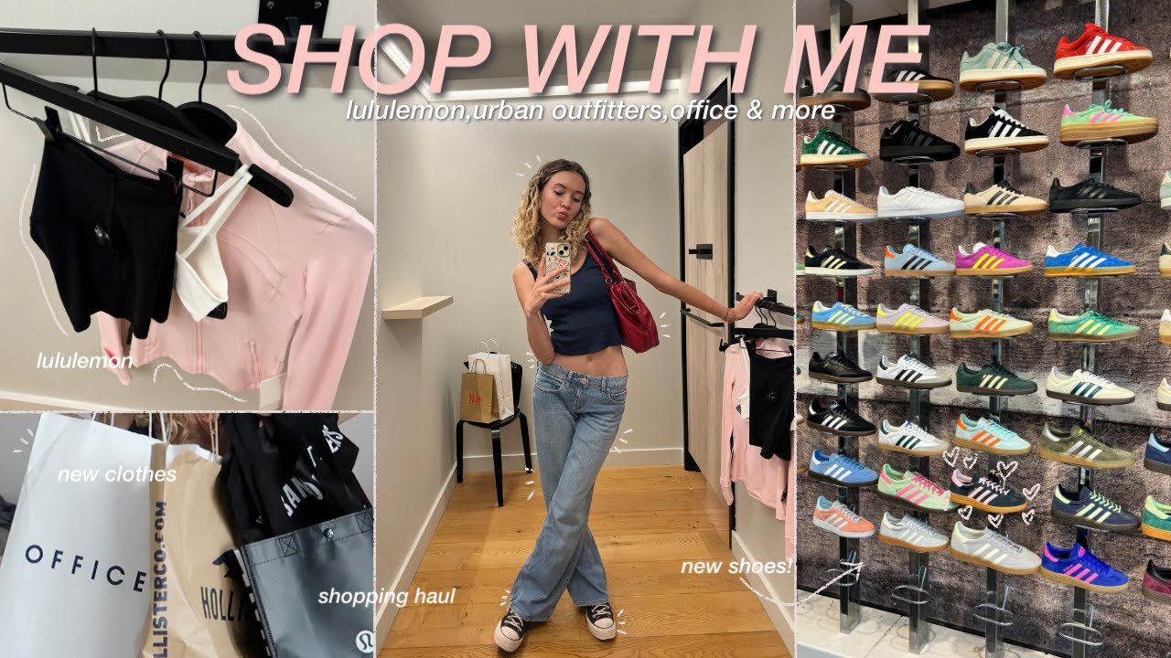 SHOPPING VLOG + haul 🛍️ clothing haul, new shoes, an "i deserve it day"