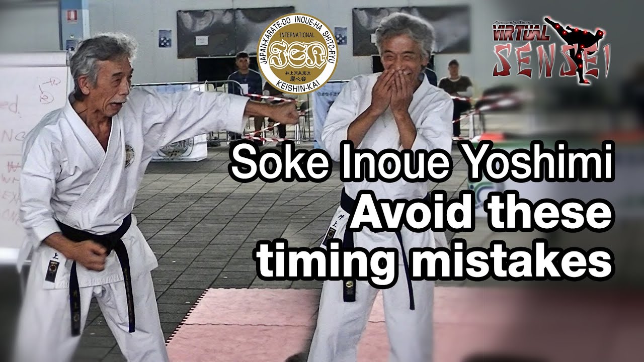 Soke Inoue Yoshimi - Avoid these timing mistakes - Seminar Italy 2013