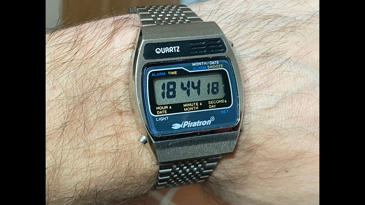 Piratron Retro Digital Watch