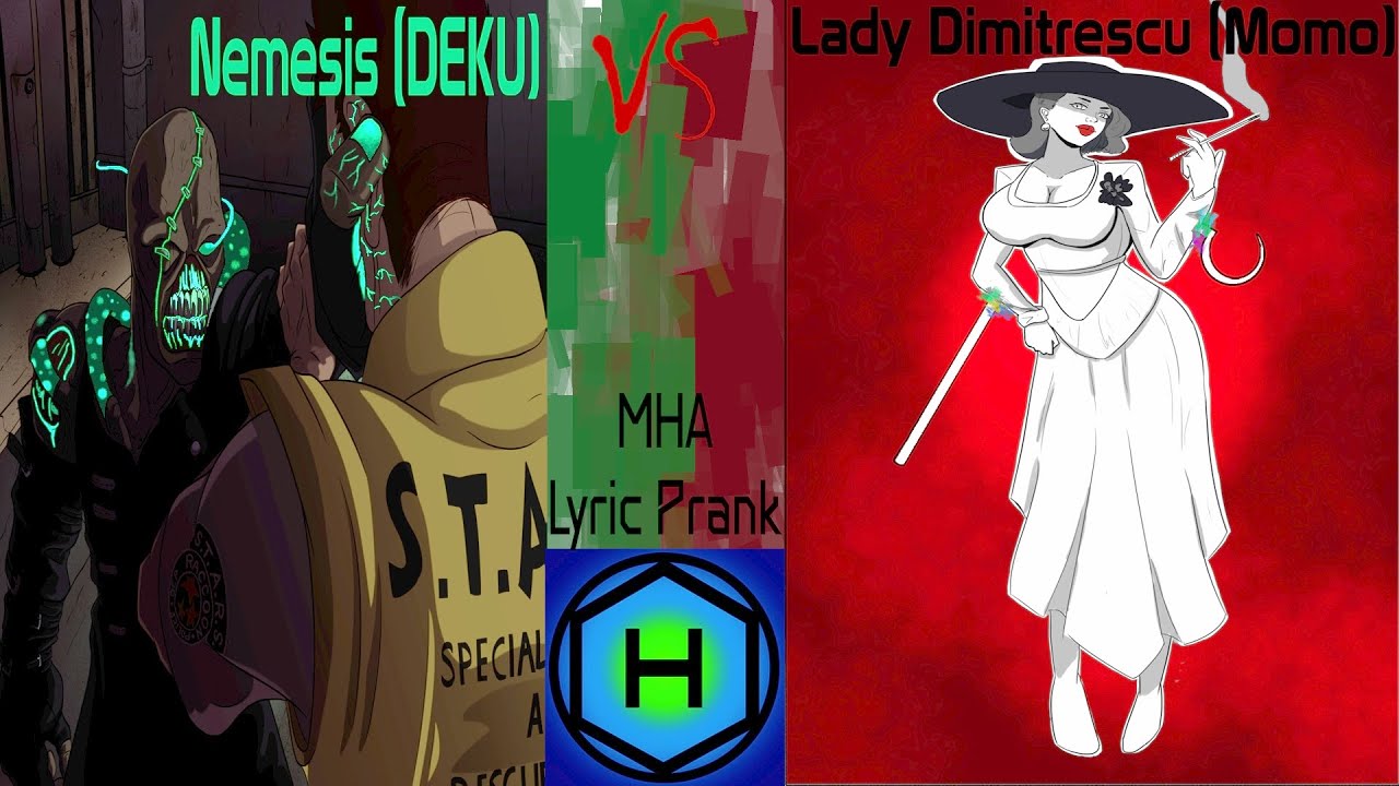 Розыгрыш с текстом песни MHA || Nemesis Vs Lady D || Музыка JT