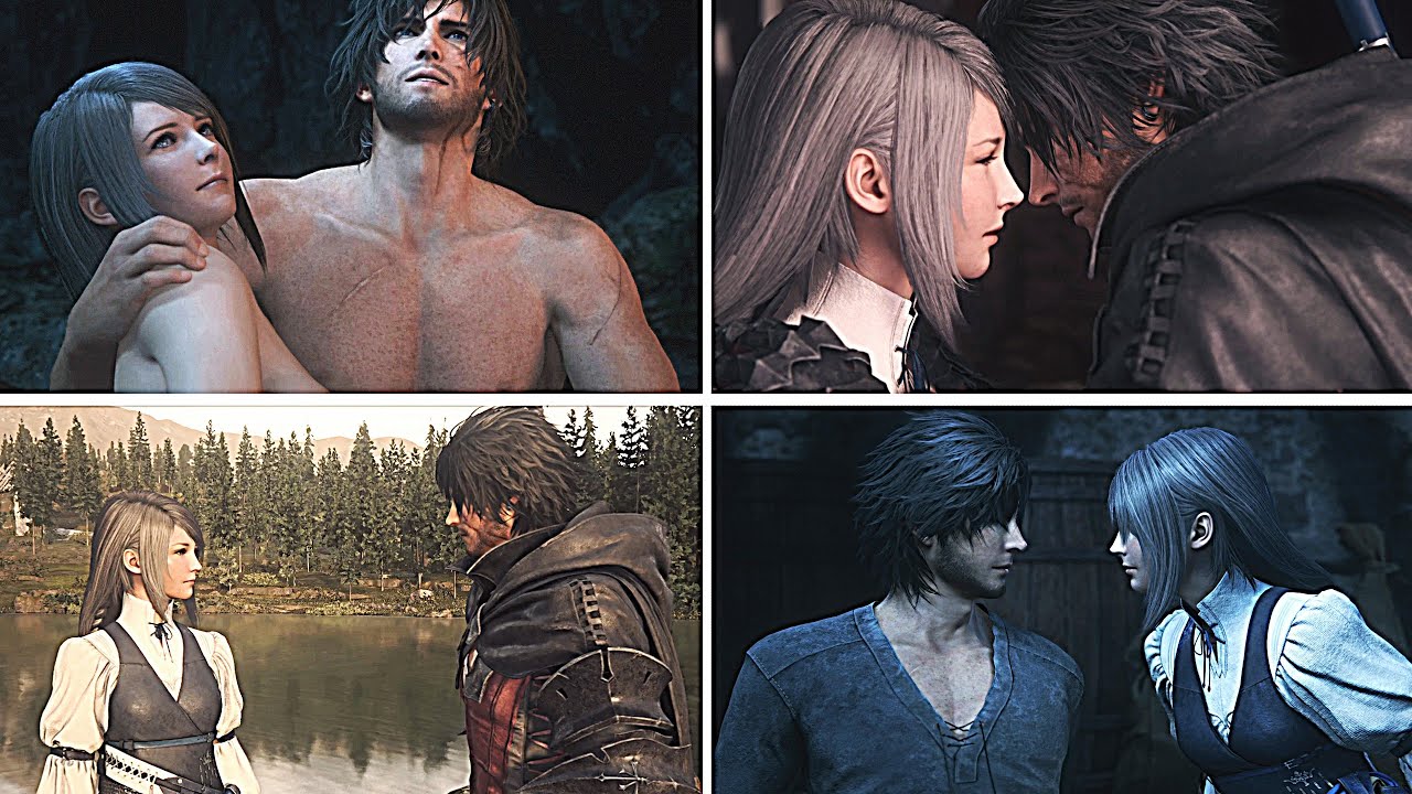 ALL CLIVE and JILL Love Scenes - Final Fantasy XVI