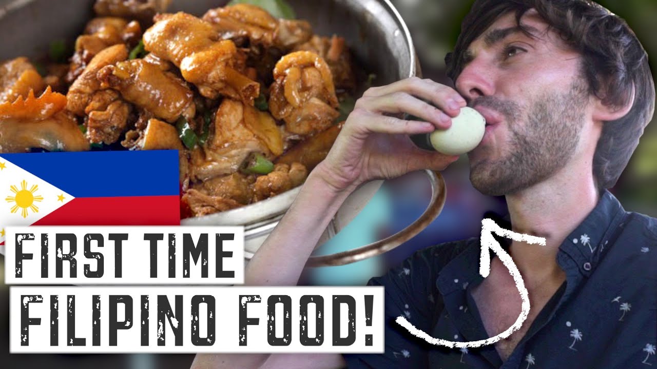 What is FILIPINO FOOD Like? Foreigners FIRST TIME Eating 15 CLASSIC DISHES in The Philippines 🇵🇭