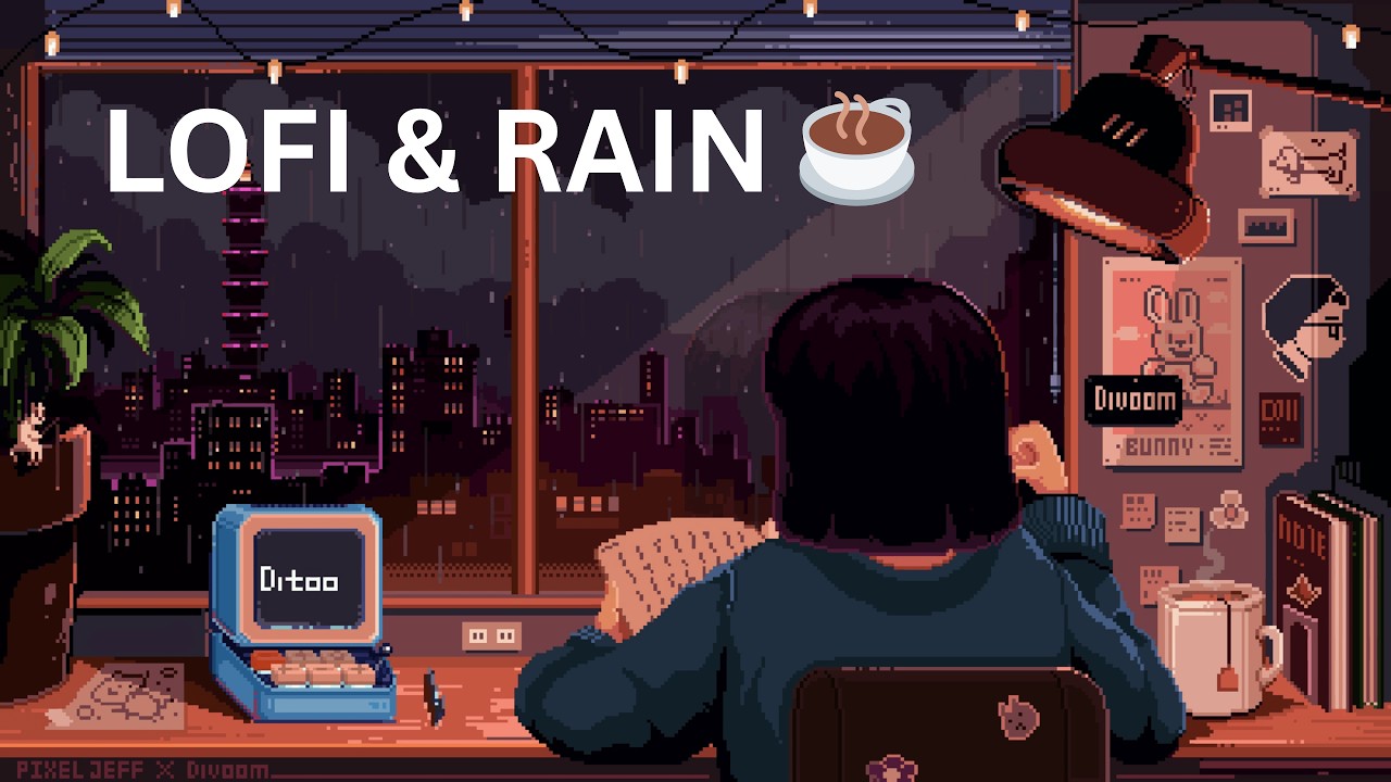 🌧️☕ Rainy Day Vibes ~ Lofi Hip Hop Playlist to Relax & Study To 🎶✨