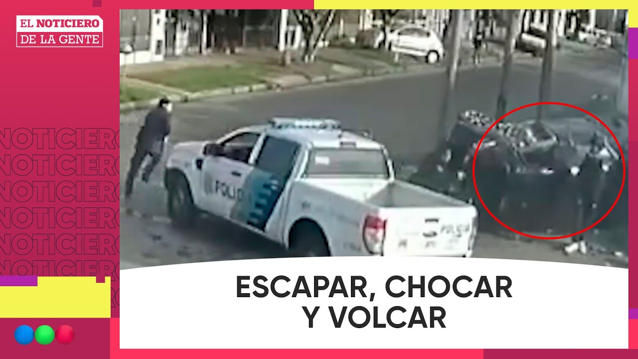 ROBARON, ESCAPARON y VOLCARON con el COCHE #ElNotidelaGente