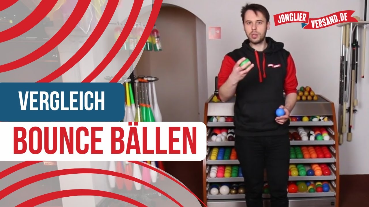 Mit welchen Bounce Bällen jongliert es sich am besten? | Jonglierversand.de | Vergleich | Jonglieren