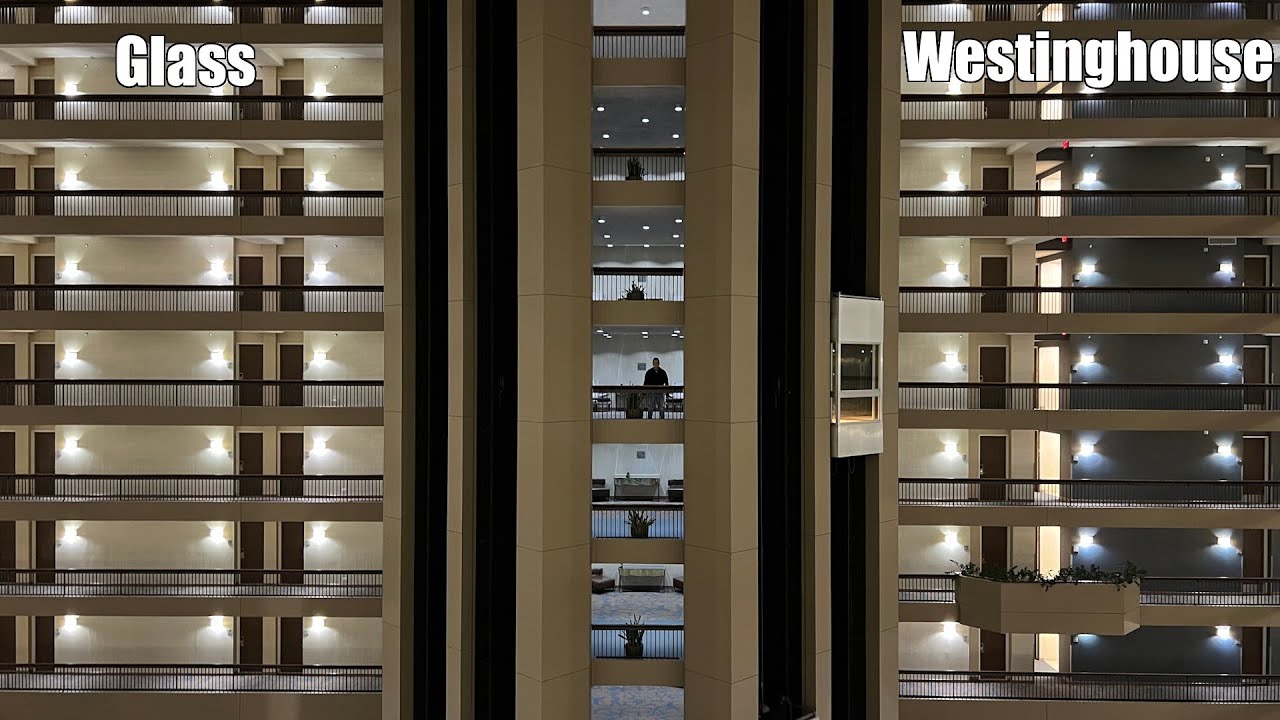 Glass Westinghouse Elevators at the Westin in Itasca, IL