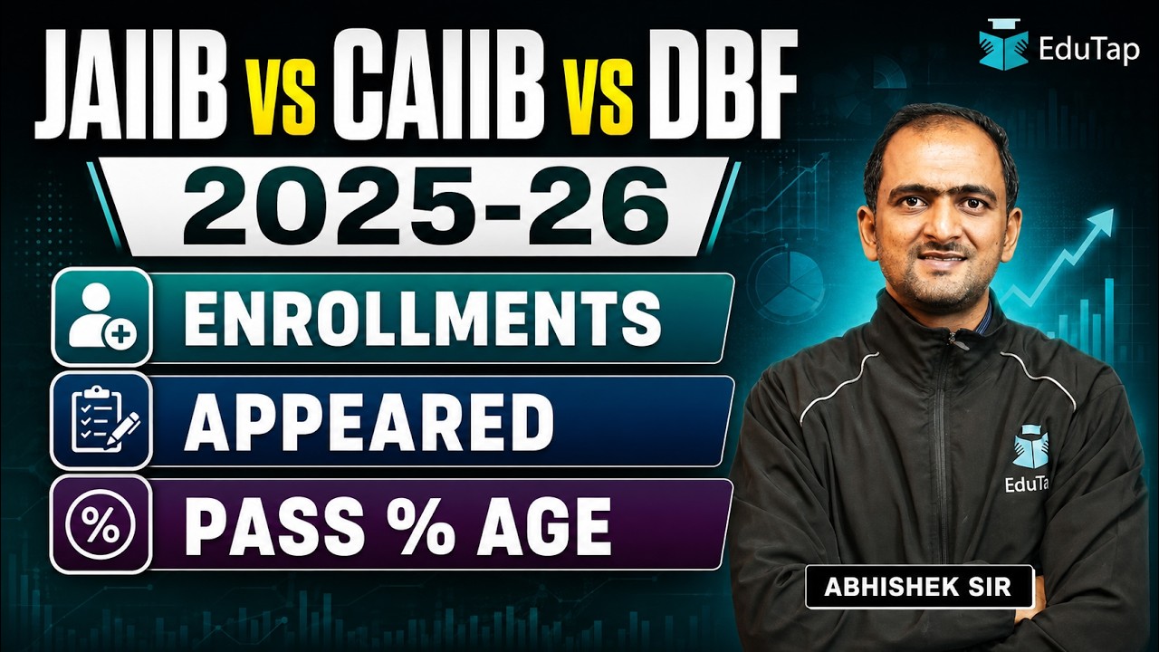 JAIIB vs CAIIB vs DB&F 2025&ndash;26: Pass Percentage, Enrolment & Shocking Attendance Gap