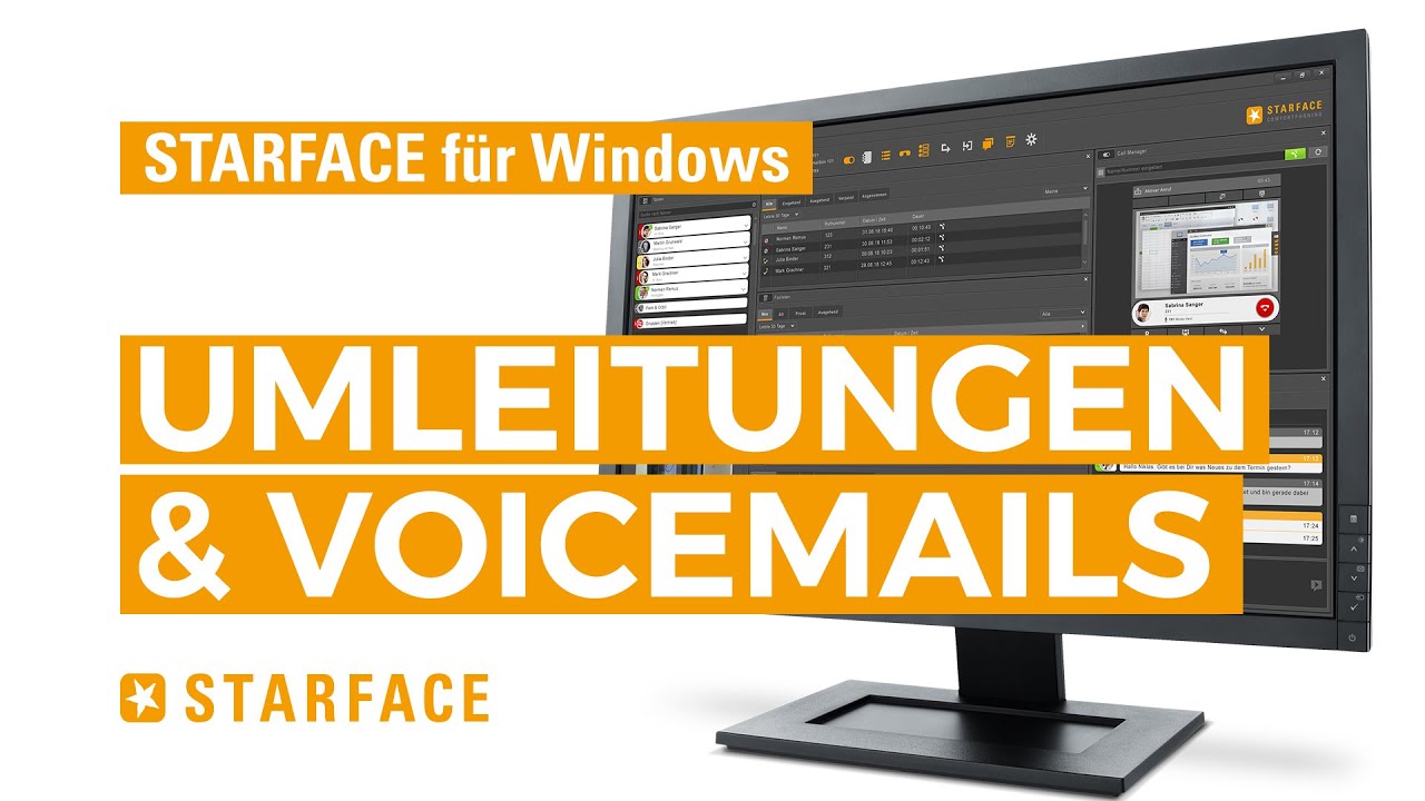 Umleitungen und Voicemails - STARFACE UCC Client für Windows - Tutorial