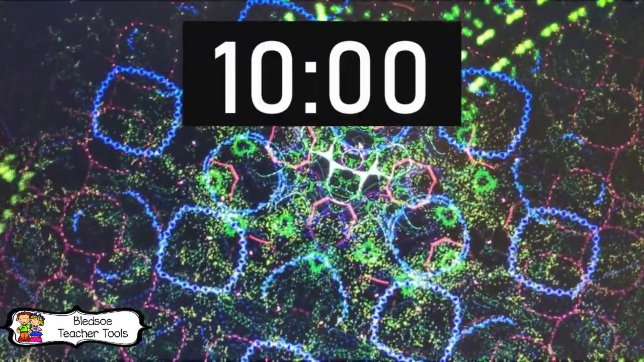 10 Minute Kaleidoscope Timer without Music