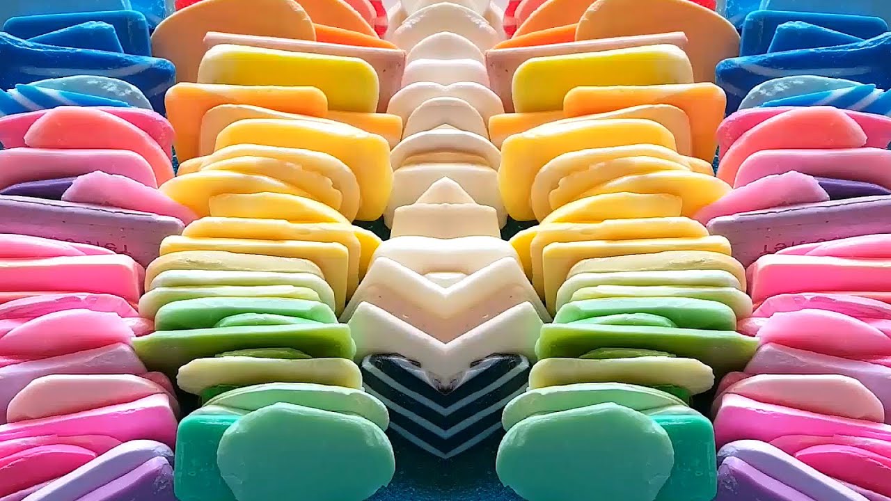 ASMR Soap Plates Breaking | Dry Soap Plates Crunching | Crunchy Soap ASMR Satisfying Video