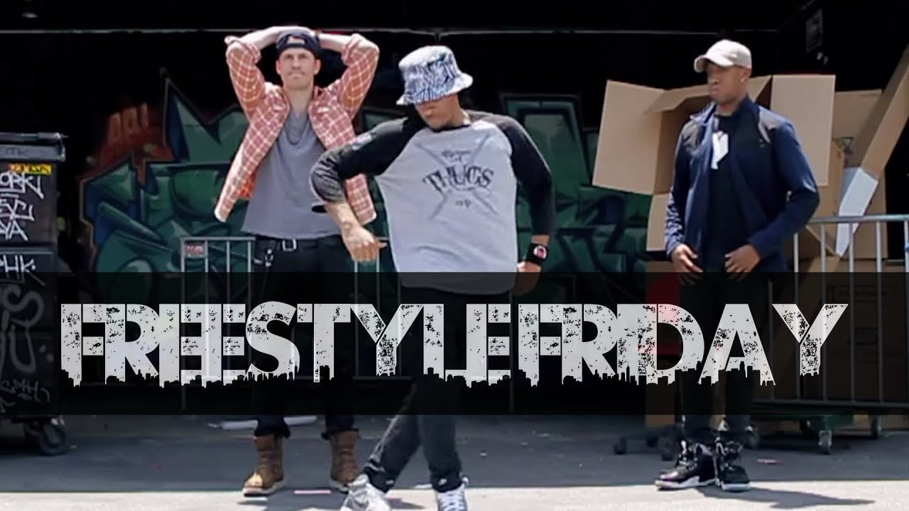 Guys Take Over Alley For Epic Dance Battle | #FreestyleFriday (Robert Hoffman, BeatsMurder, Friidom)