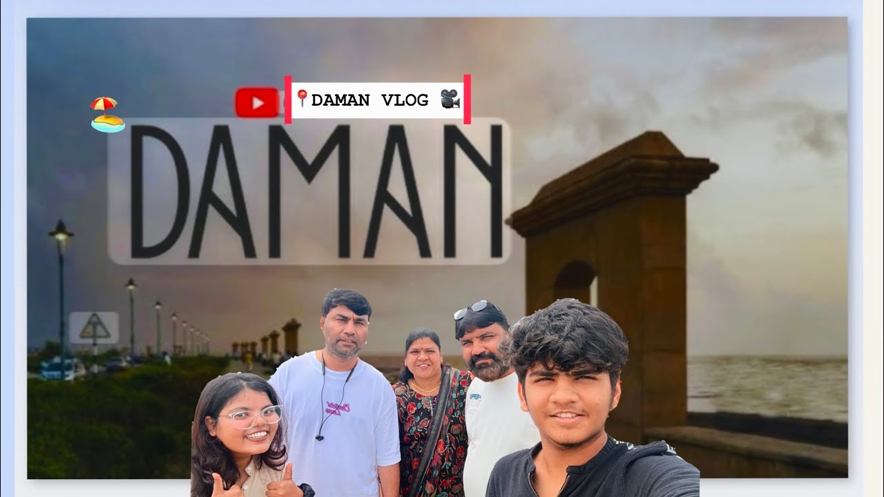 Daman Vlog 🏖️ | Reality of Daman 👀 | Daman Trip ☀️ #beach #daman #damantourism #mumbai #gujarat #fy 