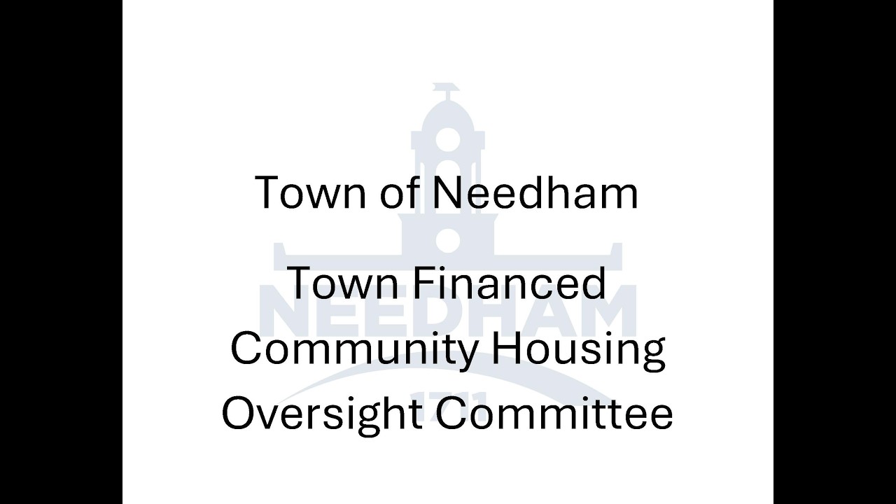 Town-Financed Community Housing Oversight Committee 02/09/2026