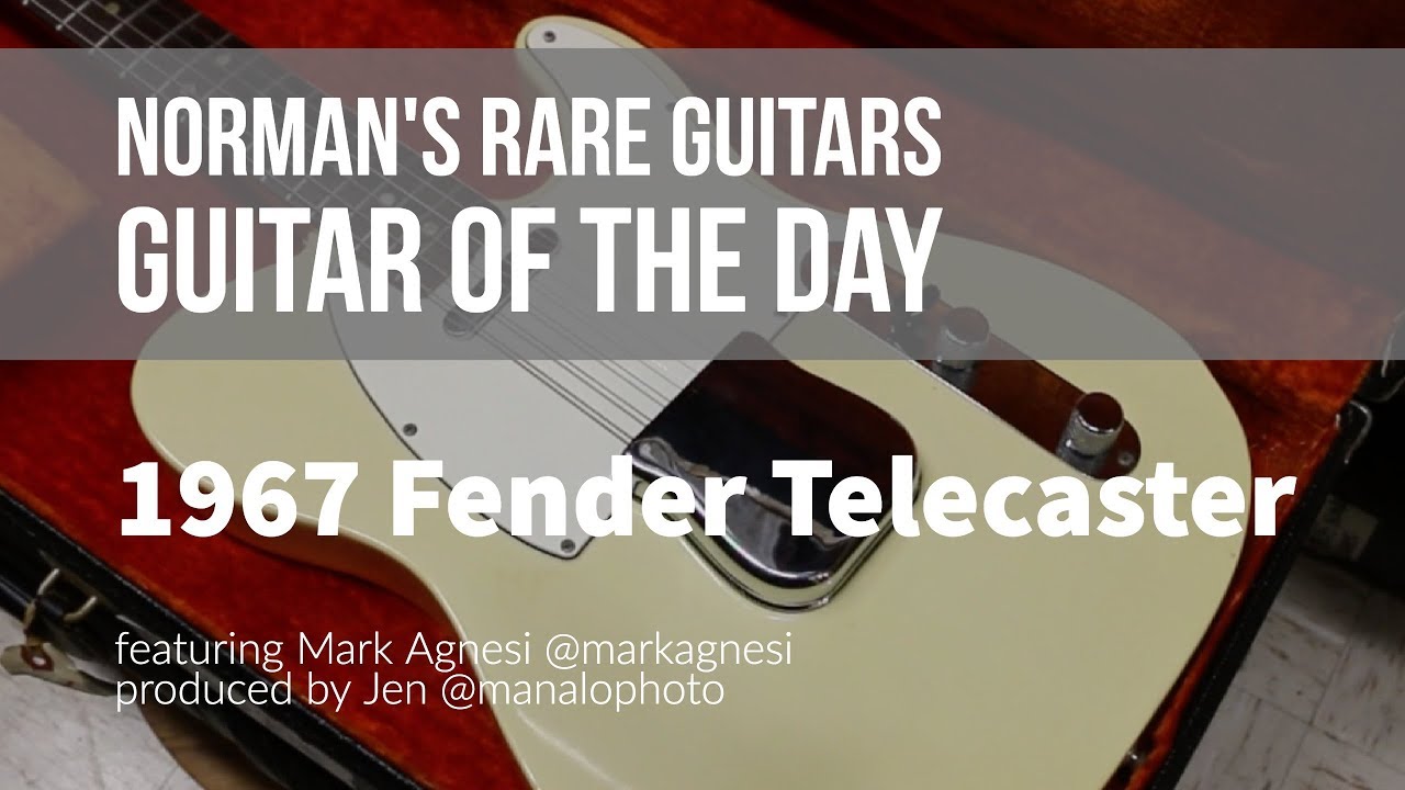 Norman's Rare Guitars - Guitar of the Day: 1967 Fender Telecaster Blonde