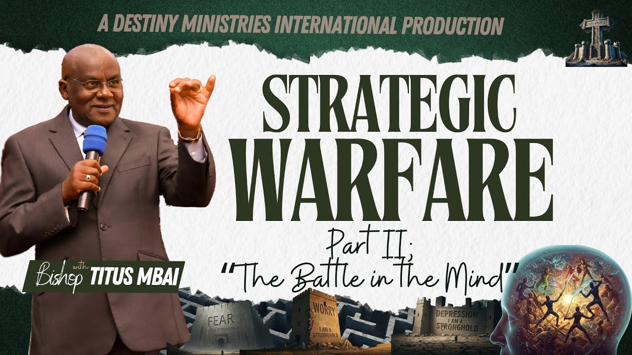 THE BATTLE IN THE MIND - STRATEGIC WARFARE (PART 2) | BISHOP TITUS MBAI | DESTINY WORSHIP CENTER