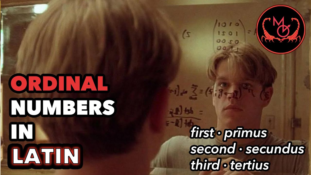 Ordinal Numbers in Latin - Numerī Ōrdinālēs